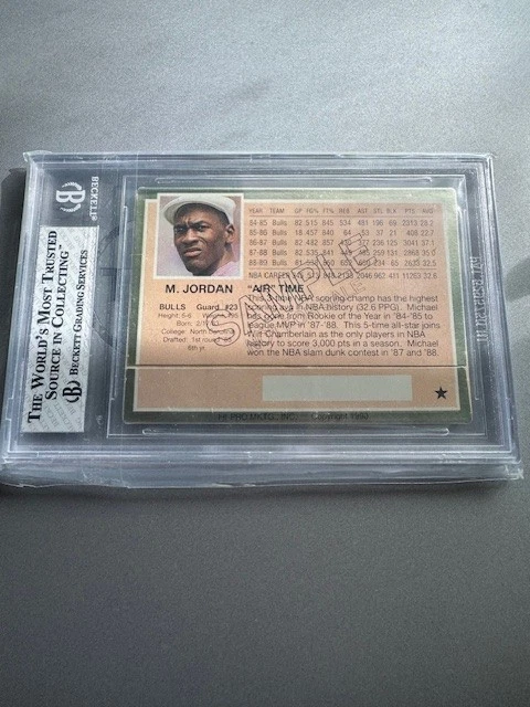1990 Promociones llenas de acción oro Michael Jordan BSG 8 Foto 2 de 2