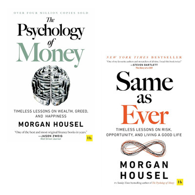 Morgan Housel 2 Book Set: The Psychology of Money & Same as Ever