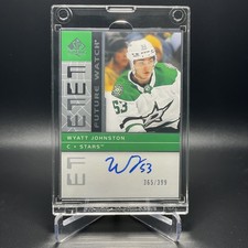 2022 SP AUTHENTIC WYATT JOHNSTON 2002-03 RETRO FUTURE WATCH AUTO RC /399 