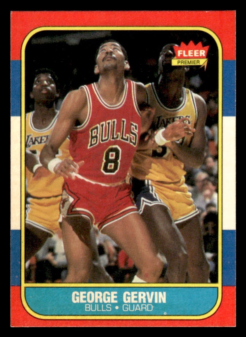 1986 Fleer Basketball #36 George Gervin NM *f1