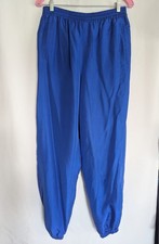 Womens XS 100 Silk Collection Blue Jogger Pants Lined Vintage Nordstrom