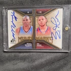 Upper Deck 2009-10 SP Game Used Multi Marks Dual Auto Westbrook/Gordon MD-GW