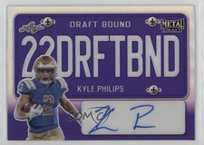 2022 Leaf Metal Draft Bound Purple Prismatic 2/25 Kyle Philips #DB-KP2 Auto i6j