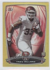 2014 Bowman Rookies Gold Foil 7/399 Trey Millard #91 0f8