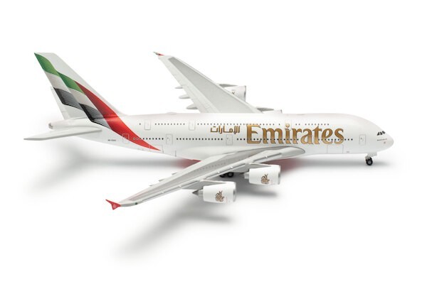 Herpa Wings 537193-001 1:500 Airbus A380-800 Emirates A6-EOH