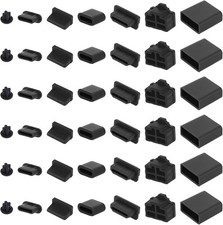 50 Pcs USB Cover Cap, Silicone Anti Dust Plugs Charging Port Protector Stoppers