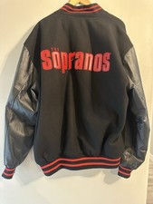 The Sopranos Varsity Bomber Jacket JH HBO Rev...