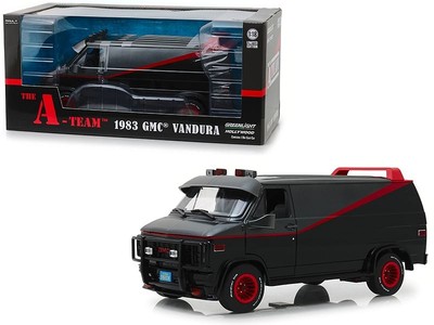 1983 GMC Vandura Black ''The A-Team'' (1983-1987) TV Series 1/18 Diecast Model Car