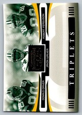 2005 Donruss Gridiron Gear Triplets  Driver Walker & Ferguson T-12 0141/1000