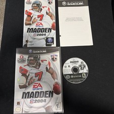 Madden NFL 2004 Nintendo GameCube + MANUAL Clean Disc