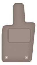 Fahrermatte Fußmatten Automatten Velours Beige für Porsche Panamera II 2017-