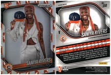 2025 Panini Prizm WNBA #150 Saniya Rivers WNBA Logo Prizms