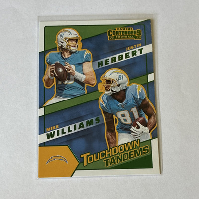 Chargers theme team 5-card lot: Herbert Williams Bosa Alt Rookie (2022)