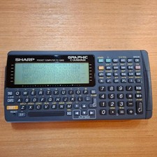 SHARP PC-G850 Pocket Computer Programmable Calculator Vintage Japan Good