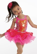 Dance Costume Weissman 11795 Small Child Jazz Sequin Tap Sequin Musical Theater