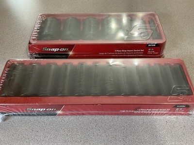 SNAP ON 13PC & 7PC 6PT DEEP IMPACT 2-SETS 3/8  - 1-9/16  307 SIM & 313 SIMA 12PT