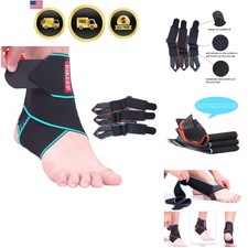 Ankle Brace for Sprained Ankle, Ankle Support for Women  Men, Adjustable Com...