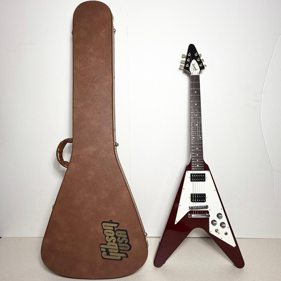 Gibson Flying V 67 Reissue Cherry 1999 Safe Packing! | eBay