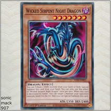 Wicked Serpent Night Dragon - ALIN-EN031 - Common 1st Edition Yugioh