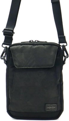Porter Dark Forest Shoulder Bag Black Nylon 155x220x45mm Japan 