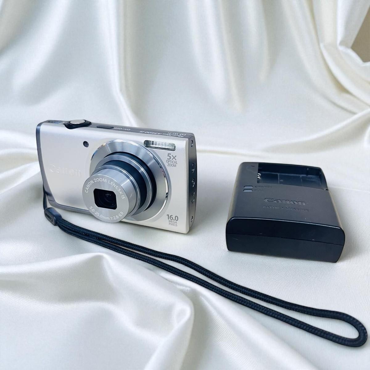 Mint] Canon PowerShot A3500 IS silver 16.0MP Digital Camera w