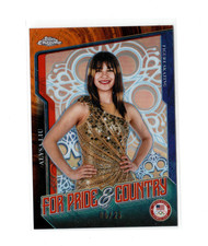 2026 Topps Chrome Winter Olympics Alysa Liu For Pride & Country Orange 6/25