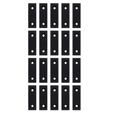 10 PACK 6 x 2 x 1" Standard Aluminum Soft Jaws Set FIT For Kurt 6" Vises