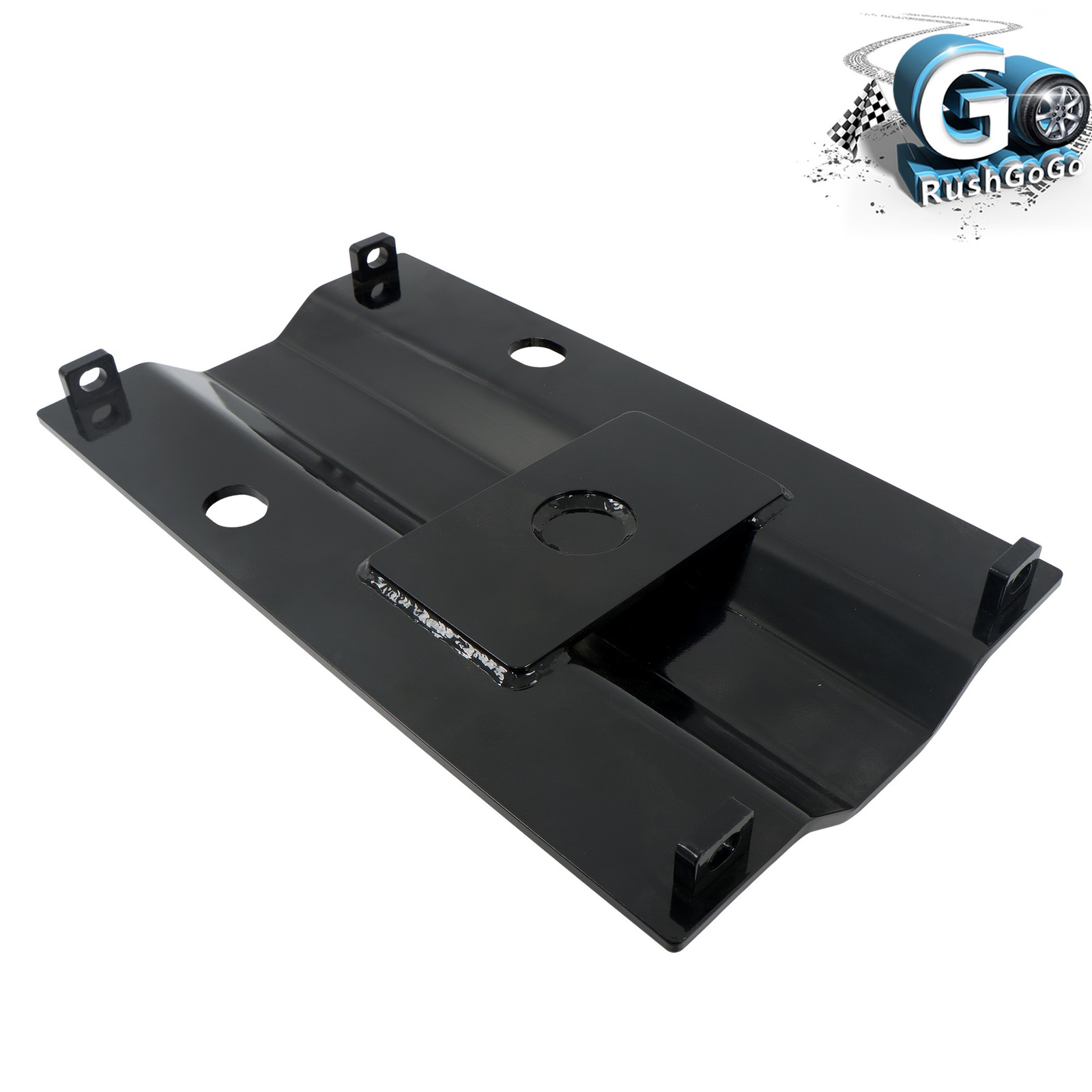 25,000lbs 16055 5th Wheel Rail Gooseneck Trailer Hitch Bent Plate 2-5/16" Ball