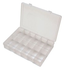 Durham LP12-CLEAR, Pack of 5 Large Plastic 12 Compartment Box