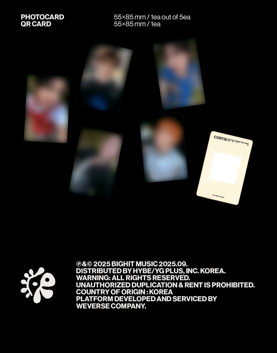 CORTIS 1st EP Album [COLOR OUTSIDE THE LINES] Weverse Albums QR