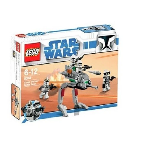 LEGO Star Wars Clone Walker Battle Pack Box Set 8014 (Damage Box- Sealed)