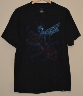 Walt Disney World Rock'n Roller Coaster Aerosmith schwarzes T-Shirt Herren Größe Medium