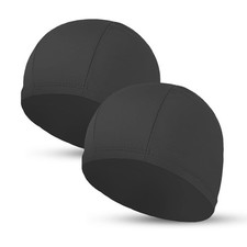 2 PCS Cloth Swim Caps For Women Men Kids Non-Waterproof Elastic Pool Bath