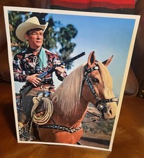 Roy Rogers and Trigger Western Cowboy Tabletop Display Standee 8" X 11" Tall