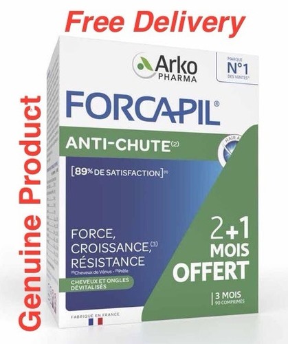 Arkopharma FORCAPIL Anti Hair Loss 90 Tablets/3 Months-Hair Loss Treatment - Picture 1 of 12