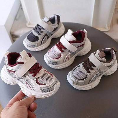 2025 Spring Autumn New Boys Kids Sport Shoes Girl Baby Toddler Mesh Breathable C