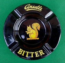 VINTAGE ANSELLS BITTER RED SQUIRREL ASHTRAY.