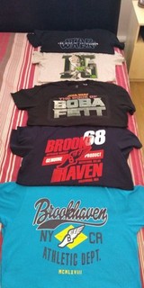22 mens large t shirts job lot.