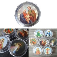 10pcs Plastic Storage Box for Round Beads Catholic Rosary for Cross Religious Ne