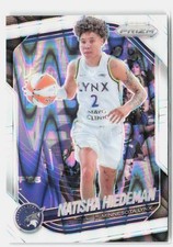 2025 Panini Prizm WNBA #53 Natisha Hiedeman White Seismic Prizms
