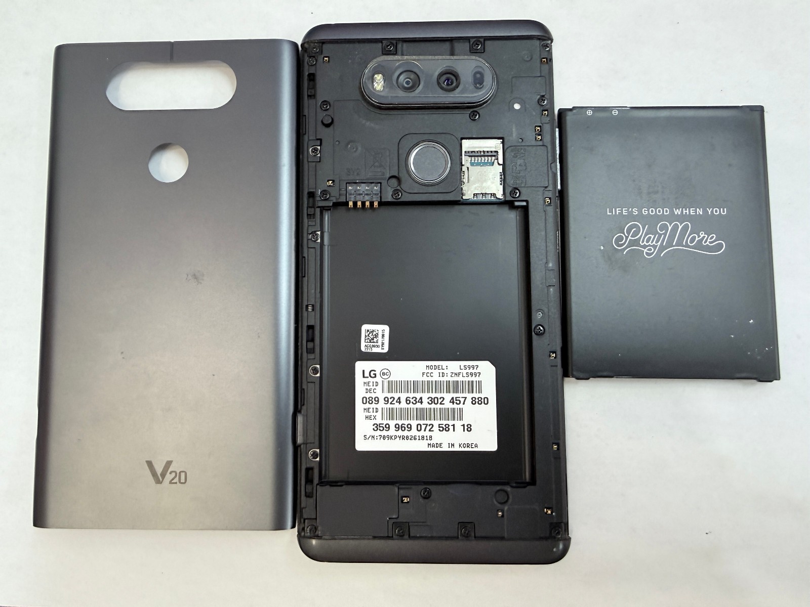 UNLOCKED LG V20 LS997 4G LTE 64GB Android Gray Smart Phone   *READ*