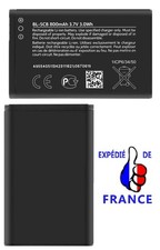 Batterie pour Nokia BL-5CB C1-02/C3-01/100/101/105/106/109/113/130/207/1616/1800