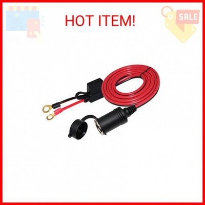 battery pack cigarette lighter socket 13FT 12V Female Cigarette Lighter Socket Battery Eyelet Ring Terminal  12volt Ext