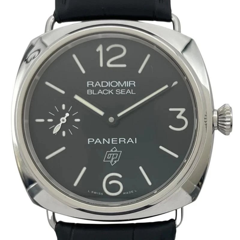 Panerai — PANERAI PAM00380 45mm SS Black Dial Mechanical (Manual) Watch #OKW1061