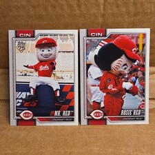 2026 Topps Series 1 Celebration Mr. Red #M-7 Cincinnati Reds Mascot + Rosie Red!