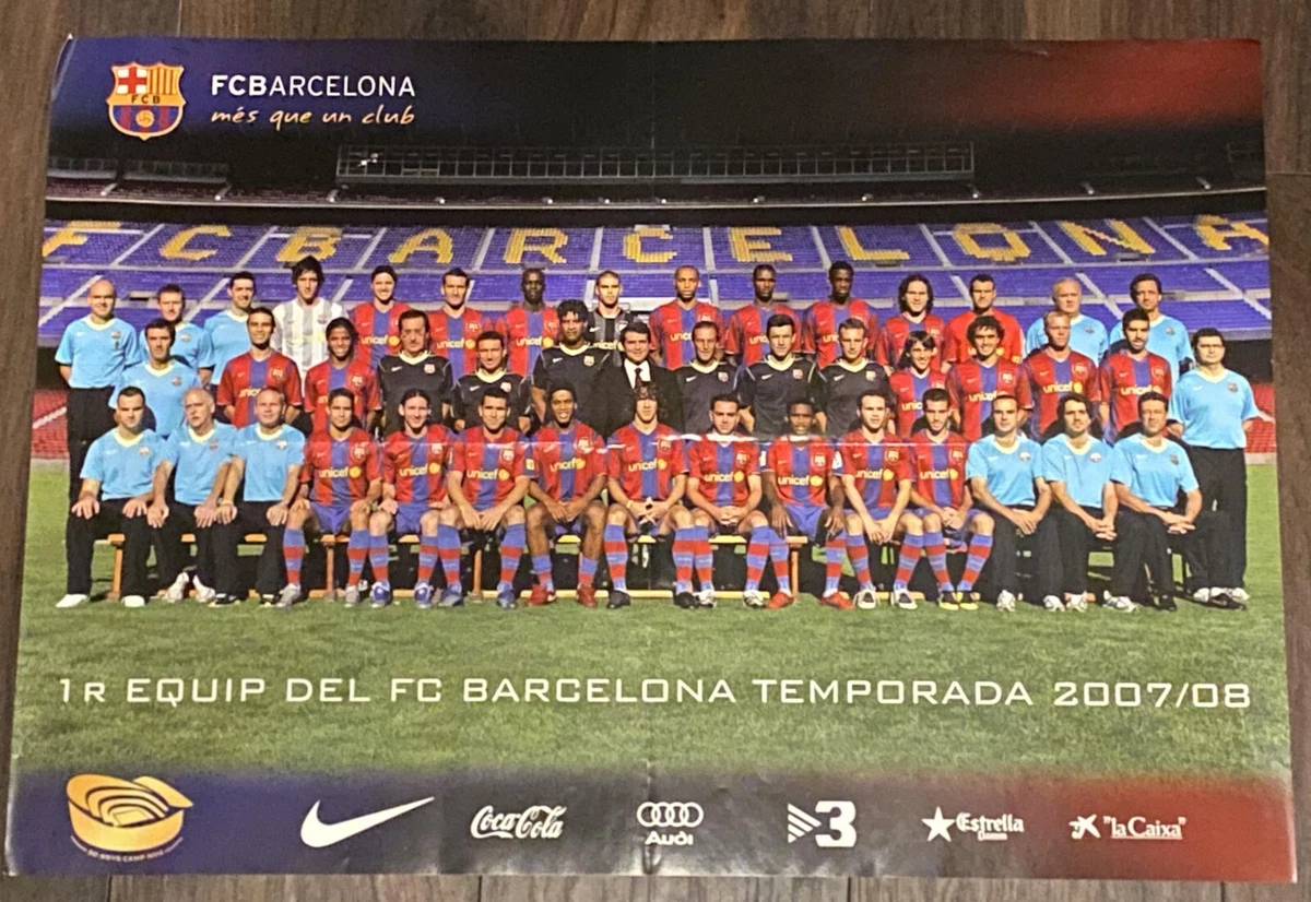 Affiche FC Barcelone 2010/2011 – Brillant – 67x46 Cm – Poster Club