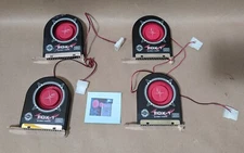 Lot 4: Evercool Fox-1 SB-F1 High Airflow PCI Slot PC Cooling System Fan Blowers