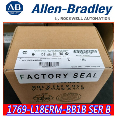 100% New AB 1769-L18ERM-BB1B /B CompactLogix 0.5MB Controller Motion