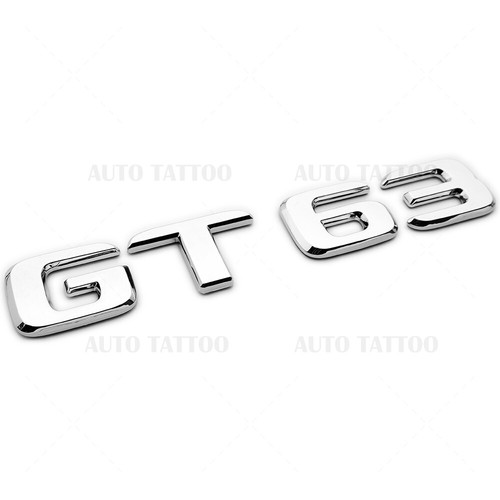 Mercedes AMG GT 63 Letter Emblem Trunk Logo Nameplate Badge Decorate OEM Chrome - Picture 2 of 5