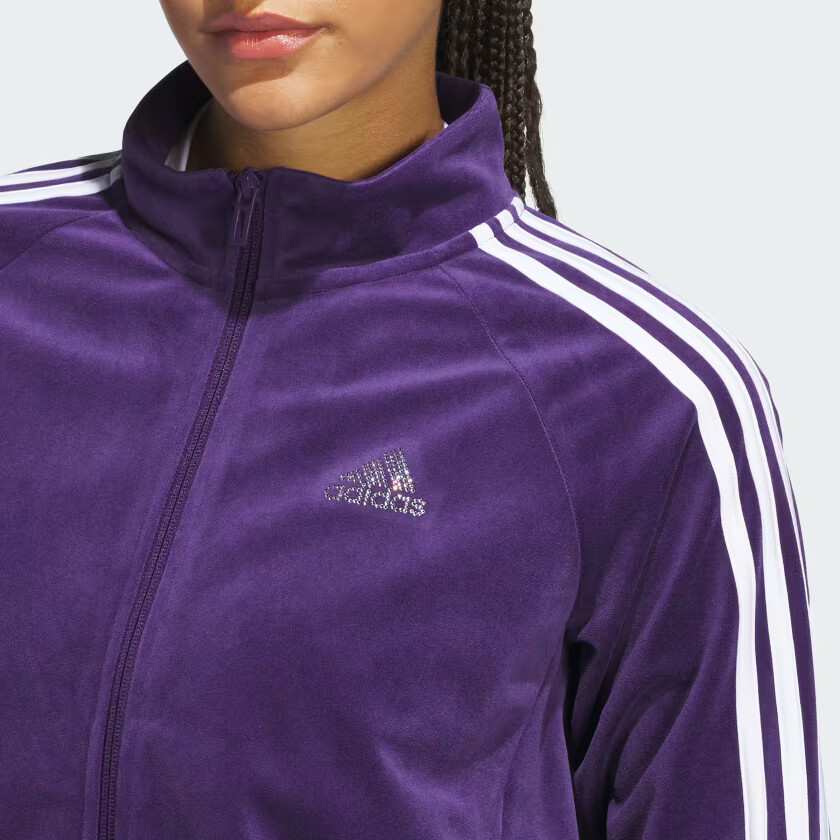 adidas Originals Women's Y2K Glam Plush Velour Track suit adidas Originals Women's Y2K Glam Plush Velour Track suit